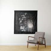 墓地の夜 – 天使と悪魔 タペストリー (インサイチュ(横))