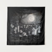 墓地の夜 – 天使と悪魔 タペストリー (正面)