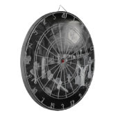 墓地の夜 – 天使と悪魔 ダーツボード (正面左)