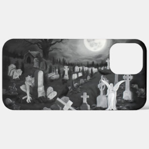墓地の夜 – 天使と悪魔 iPhone 12 PRO MAX ケース