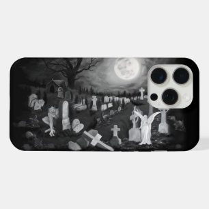 墓地の夜 – 天使と悪魔 iPhone 15 PRO MAXケース