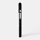 墓地の夜 – 天使と悪魔 iPhone 16ケース (左側面)