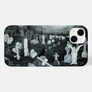墓地の夜 – 悪魔と天使 Case-Mate iPhone 14 PLUSケース