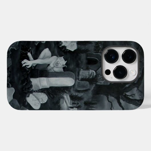 墓地の夜 – Devil Case-Mate iPhoneケース (裏面 (横))