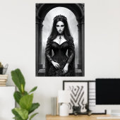 墓地の女王 | AIアートポスター ポスター (ホームオフィス)