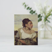 墓地の孤児、1824年 ポストカード (スタンド正面)