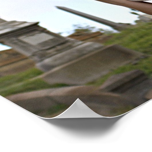 墓地の少女 ポスター (角)