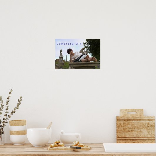 墓地の少女 ポスター (キッチン)