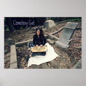 墓地の少女 ポスター (正面)