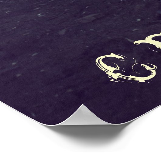 墓地の少女 ポスター (角)