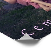 墓地の少女 ポスター (角)