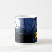 墓地の恐怖マグ コーヒーマグカップ (中央)