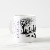 墓地の憂鬱な子守歌 コーヒーマグカップ (正面左)