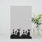 墓地の懇親会 便箋 (スタンド正面)