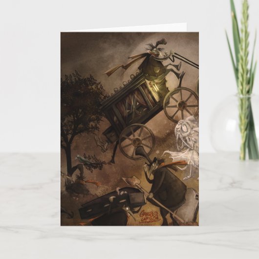 墓地の挨拶 カード (正面)