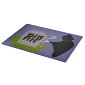 墓地の死ハロウィーンガラスの切断ボード カッティングボード (角)