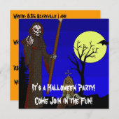 墓地の死神 招待状 (正面/裏面)