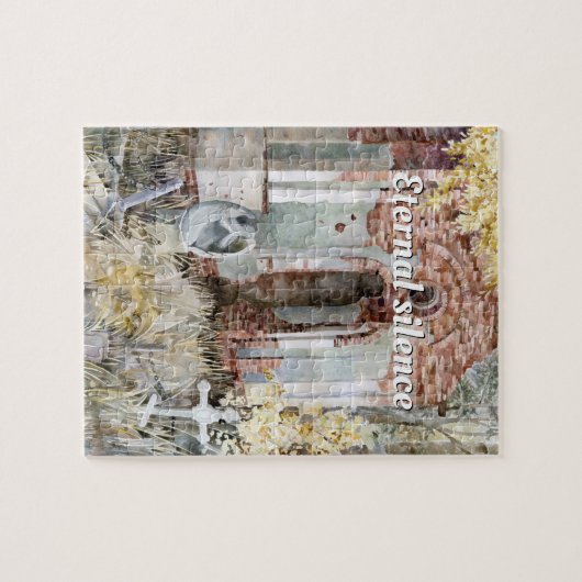 墓地の永遠の沈黙 ジグソーパズル (横)