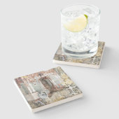 墓地の永遠の沈黙 ストーンコースター (横)