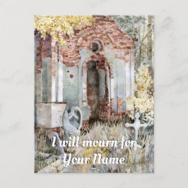 墓地の永遠の静寂 ポストカード