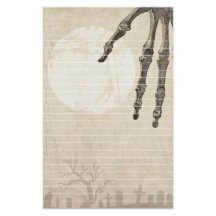 墓地の満月および骨組手