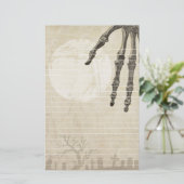 墓地の満月および骨組手 便箋 (スタンド正面)