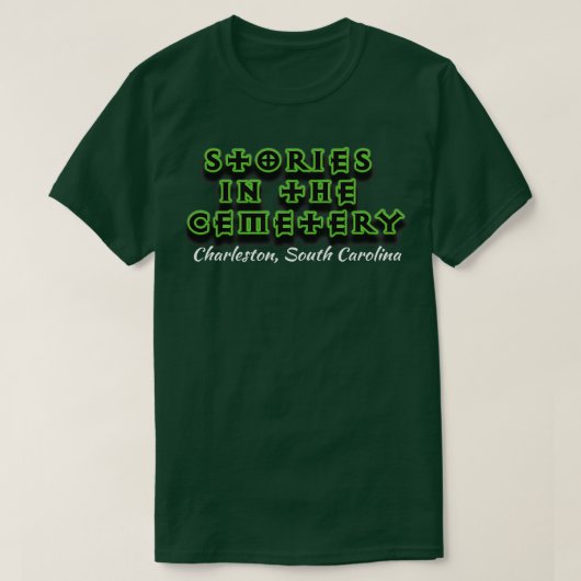 墓地の物語ホワイトCHS Tシャツ (デザイン正面)