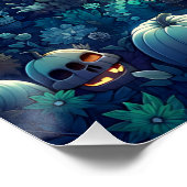 墓地の美しいスケルトン ポスター (コーナー)