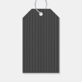 墓地の誓いブラック&グレイ結婚ゴシック ギフトタグ (裏面)