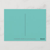 墓地の誓い、結婚スケルトン、花嫁と花婿 ポストカード (裏面)