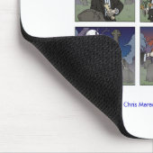 墓地の速度のデートすることのマウスのマット マウスパッド (コーナー)