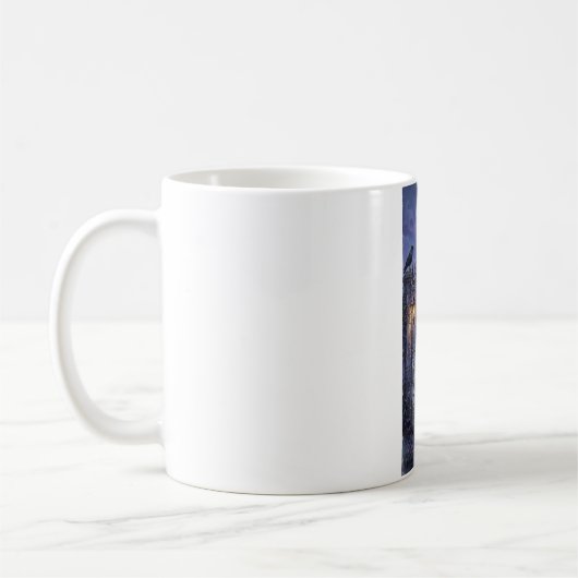 墓地の門 コーヒーマグ コーヒーマグカップ (左)