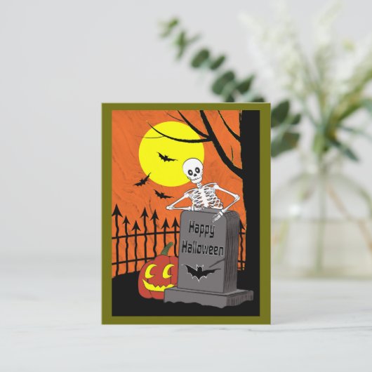 墓地の骸骨 ポストカード (スタンド正面)