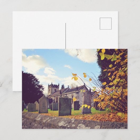 墓地はがき ポストカード (正面/裏面)