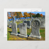 墓地はがき ポストカード (正面/裏面)