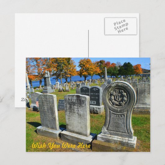 墓地はがき ポストカード (正面/裏面)