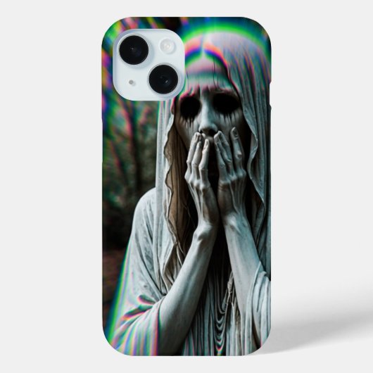墓地をテーマにしたiPhone 15のケース Case-Mate iPhoneケース (裏面)