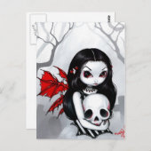 「墓地を散歩しよう」はがき ポストカード (正面/裏面)