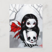 「墓地を散歩しよう」はがき ポストカード (正面)