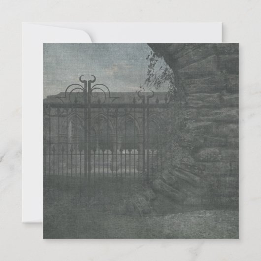 墓地アットダスクハローウィンパーティ 招待状 (裏面)