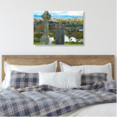 墓地オールドキルカレン キャンバスプリント (インサイチュ (寝室))