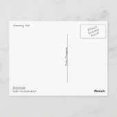 墓地キャットと文字 ポストカード (裏面)