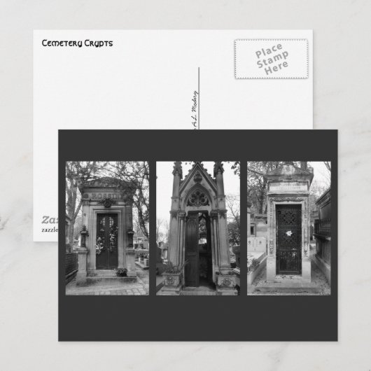 墓地クリプト ポストカード (正面/裏面)