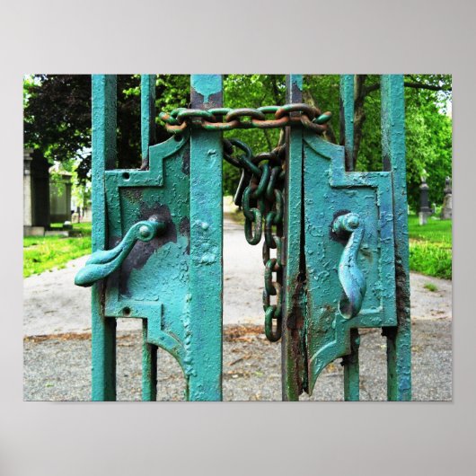 墓地ゲイツプリント ポスター (正面)