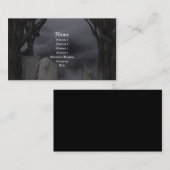墓地ゴシック様式ビジネスカード 名刺 (正面/裏面)