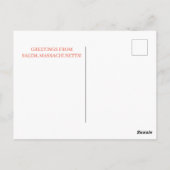 墓地サレムマサチューセッツ ポストカード (裏面)