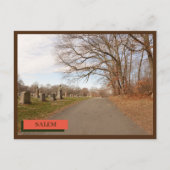墓地サレムマサチューセッツ ポストカード (正面)