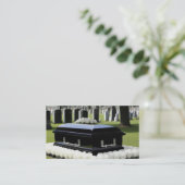 墓地サービス葬儀ホームディレクター 名刺 (スタンド正面)