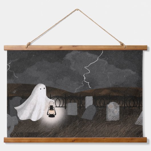 墓地シフト 吊り下げ型タペストリー (正面)