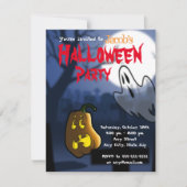 墓地スケアハロウィーン/誕生日招待状 招待状 (正面)